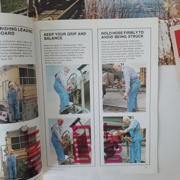 Burlington Northen Bulletin Union Pacific Info Lot 23 Vintage Magazines 60-70s - Picture 13 of 16
